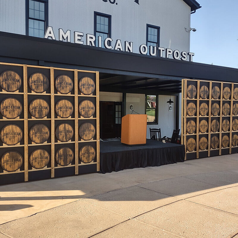 INFINITY PRODUCTIONS PORTFOLIO HOSPITALITY Exhibts Arts Entertainment James Beam 07