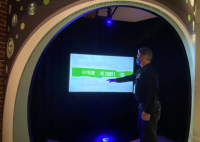 INFINITY PRODUCTIONS PORTFOLIO HOSPITALITY Exhibts Arts Entertainment Touchless Interactive Micro Theatre Kentucky to the World 08