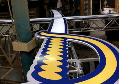 INFINITY PRODUCTIONS PORTFOLIO HOSPITALITY Marketing Displays Buffalo Sabres Logo 08