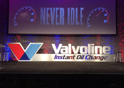 INFINITY PRODUCTIONS PORTFOLIO HOSPITALITY Marketing Displays Valvoline 07