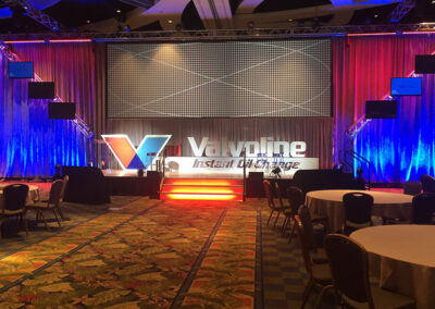 INFINITY PRODUCTIONS PORTFOLIO HOSPITALITY Marketing Displays Valvoline 08