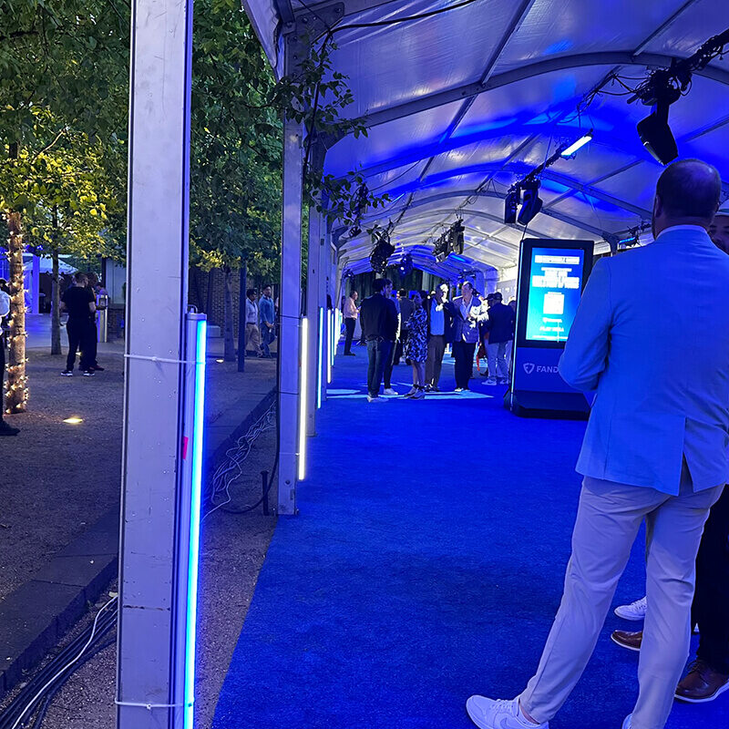 INFINITY PRODUCTIONS PORTFOLIO Marketing Displays Episode 1 Fan Duel 2024 Derby Oaks Party 019