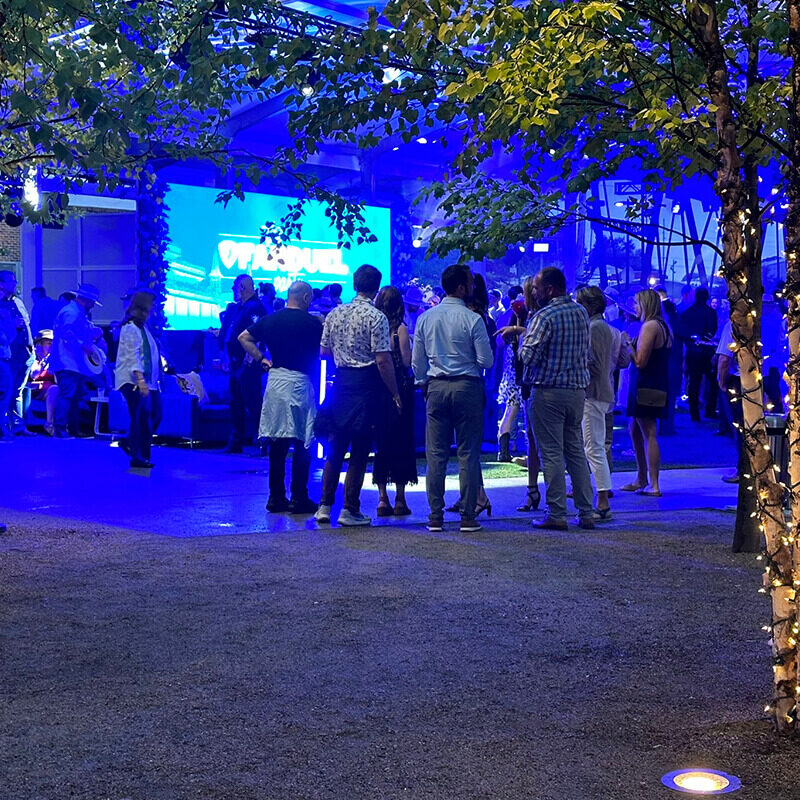 INFINITY PRODUCTIONS PORTFOLIO Marketing Displays Episode 1 Fan Duel 2024 Derby Oaks Party 020