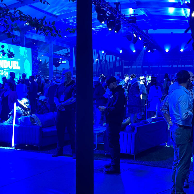 INFINITY PRODUCTIONS PORTFOLIO Marketing Displays Episode 1 Fan Duel 2024 Derby Oaks Party 023