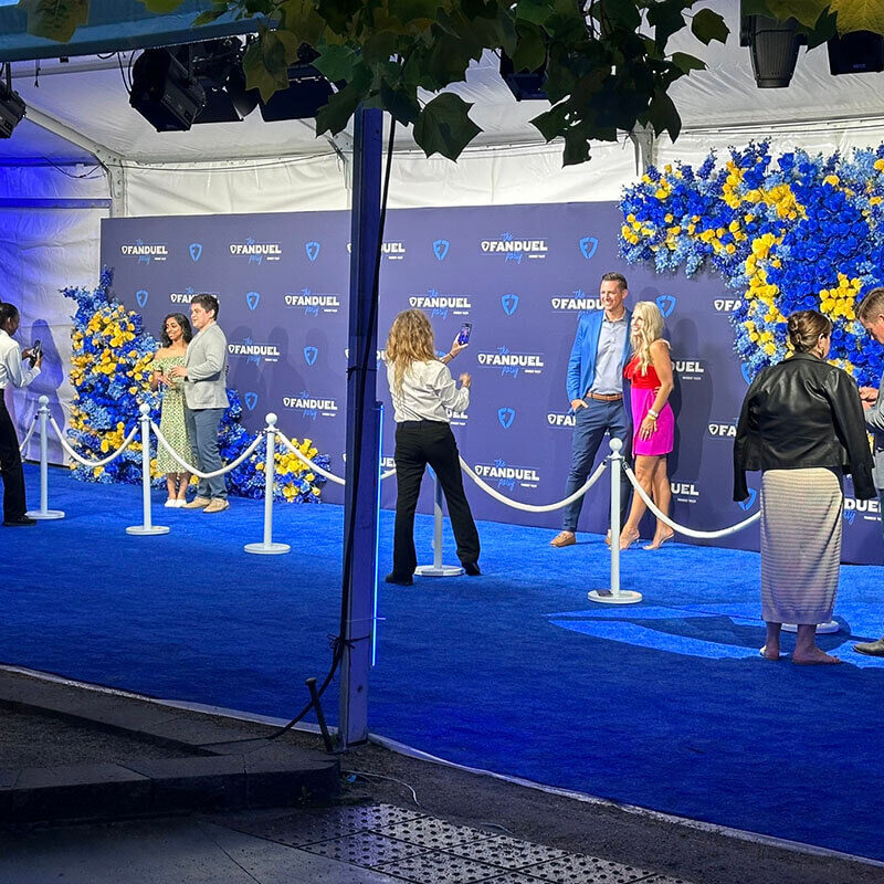 INFINITY PRODUCTIONS PORTFOLIO Marketing Displays Episode 1 Fan Duel 2024 Derby Oaks Party 025