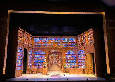INFINITY PRODUCTIONS PORTFOLIO THEATRE PERFORMING ARTS CHICAGO OPERA Adam Theater Library Lion Landscape 010