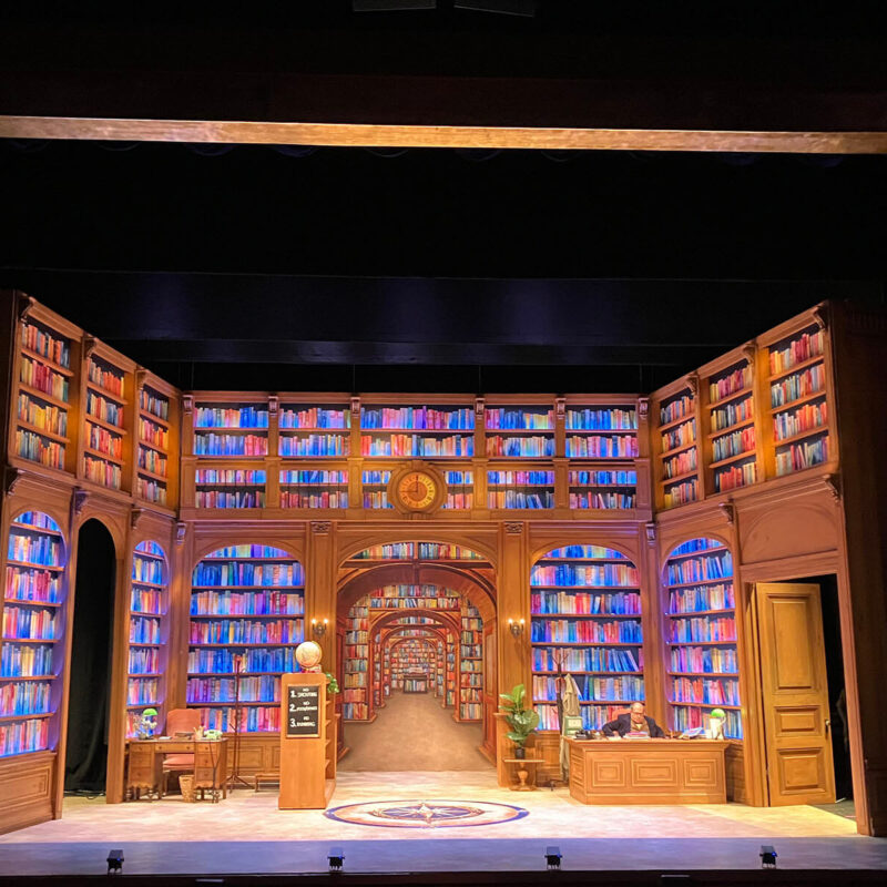 INFINITY PRODUCTIONS PORTFOLIO THEATRE PERFORMING ARTS CHICAGO OPERA Adam Theater Library Lion Landscape 010