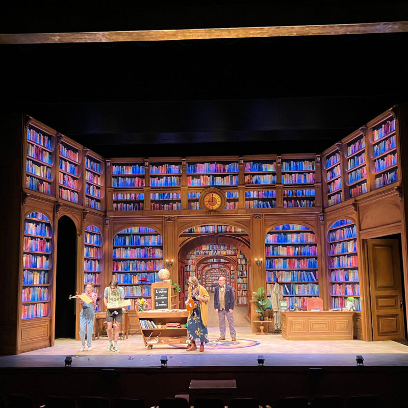 INFINITY PRODUCTIONS PORTFOLIO THEATRE PERFORMING ARTS CHICAGO OPERA Adam Theater Library Lion Landscape 011