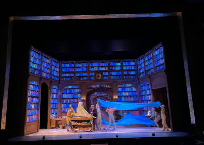 INFINITY PRODUCTIONS PORTFOLIO THEATRE PERFORMING ARTS CHICAGO OPERA Adam Theater Library Lion Landscape 012