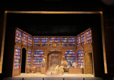 INFINITY PRODUCTIONS PORTFOLIO THEATRE PERFORMING ARTS CHICAGO OPERA Adam Theater Library Lion Landscape 015