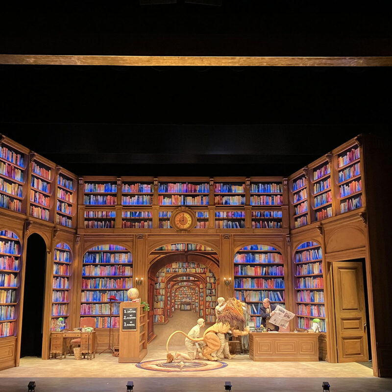 INFINITY PRODUCTIONS PORTFOLIO THEATRE PERFORMING ARTS CHICAGO OPERA Adam Theater Library Lion Landscape 015