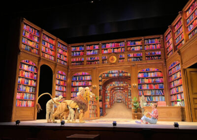 INFINITY PRODUCTIONS PORTFOLIO THEATRE PERFORMING ARTS CHICAGO OPERA Adam Theater Library Lion Landscape 016