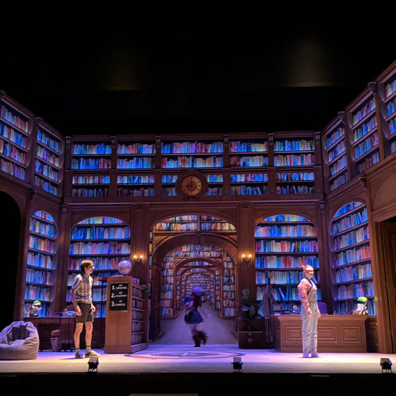 INFINITY PRODUCTIONS PORTFOLIO THEATRE PERFORMING ARTS CHICAGO OPERA Adam Theater Library Lion Landscape 018