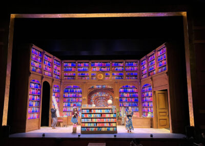 INFINITY PRODUCTIONS PORTFOLIO THEATRE PERFORMING ARTS CHICAGO OPERA Adam Theater Library Lion Landscape 020