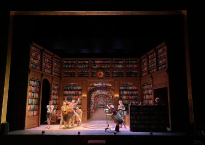 INFINITY PRODUCTIONS PORTFOLIO THEATRE PERFORMING ARTS CHICAGO OPERA Adam Theater Library Lion Landscape 021