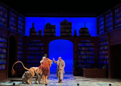 INFINITY PRODUCTIONS PORTFOLIO THEATRE PERFORMING ARTS CHICAGO OPERA Adam Theater Library Lion Landscape 024