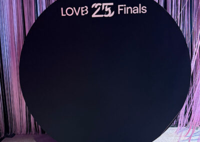 Infinity Productions Projects Marketing Displays LOVB Kapture Global Yum Center Louisville 03