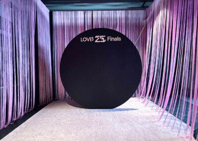 Infinity Productions Projects Marketing Displays LOVB Kapture Global Yum Center Louisville 04