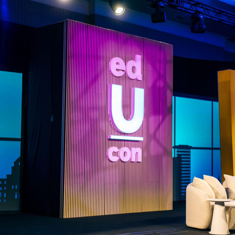 Infinity Productions Projects Marketing Displays PCMA EdUCon Omni Louisville 20250603 A7 01251 CalebPerryPhotography Infinity PinnacleLEDWallBooth OmniHotel