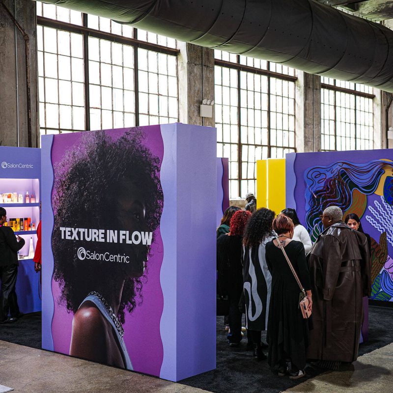 Infinity Productions Portfolio Brand Activations MSEA Salon Centric Texture In Flow Landscape 02