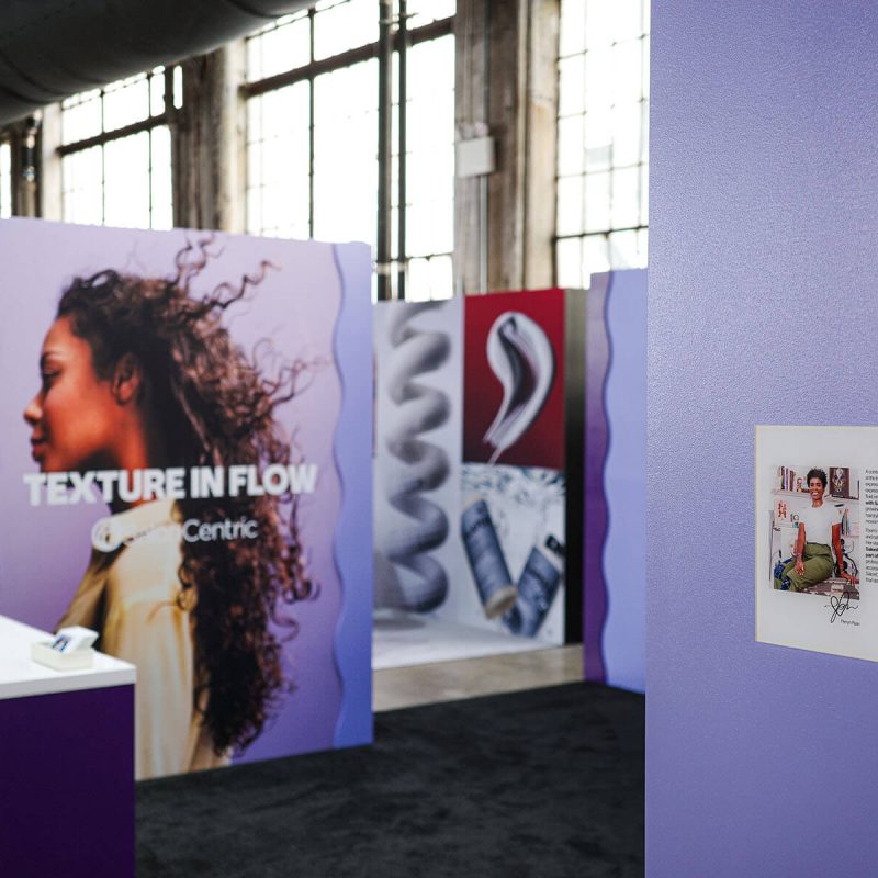 Infinity Productions Portfolio Brand Activations MSEA Salon Centric Texture In Flow Landscape 09