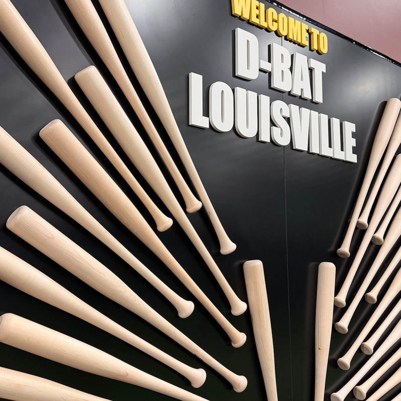 D-Bat Louisville 4 Infinity Productions Projects Marketing Displays D BAT Louisville 05